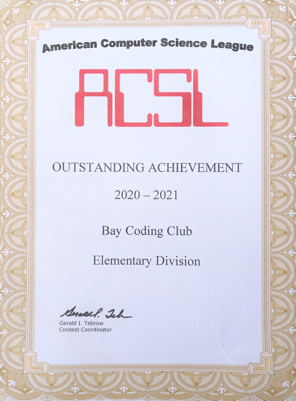 ACSL - Bay Coding Club